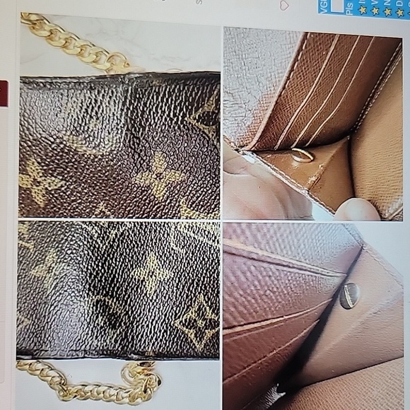 Louis Vuitton Sarah Wallet Modified for use - Picture 2 of 13